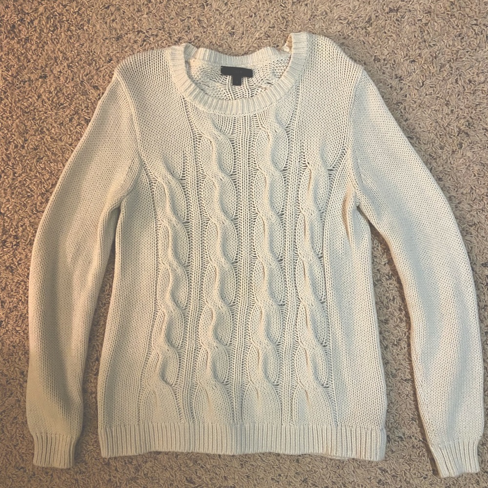 J. Crew Cable Knit Sweater